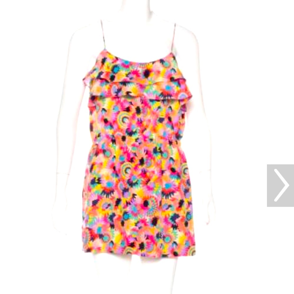 Vintage TIBI Multicolored Romper Dress